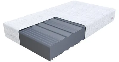 Produktbild von Matratze 120x200 cm orthopädisch 7 Zonen Kaltschaum H4 ca. 24 cm Höhe atmungsaktiv Bezug waschbar für Allergiker geeignet COMFORT MAX PLUS