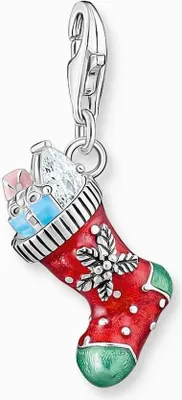Immagine prodotto di Ciondolo per calza di Natale in argento
