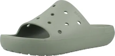 Image de Chanclas Mujer Modèle Crocs Classic Slide V2 U Couleur Vert