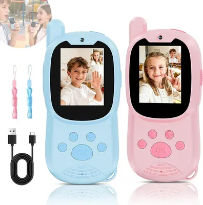 EUCOCO Walkie Talkie Kinderen, Speelgoed Van 3 4 5 6 7 8 Jaar Jongen Cadeau Jongen 3-10 Jaar Buitenspellen Voor Kinderen Walki Talki Kinderspeelgoed Van 3-8 Jaar Jongens Cadeau-IdeeëN Speelgoed