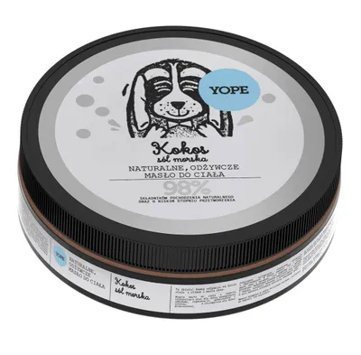 Obrázek produktu pro YOPE Přírodní vyživující tělové máslo s kokosem a mořskou solí 200 ml