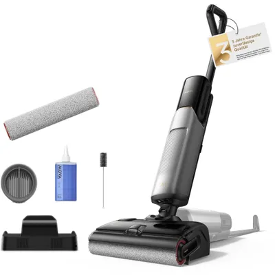 Produktbild von MOVAX4 Plus Nass-Trocken-Sauger, Auto-Reinigungslösung, Tangle-Free-Design, Selbstreinigung 100 °C, 20 kPa Saugkraft, Push-In-Basisstation, LED-Bürst