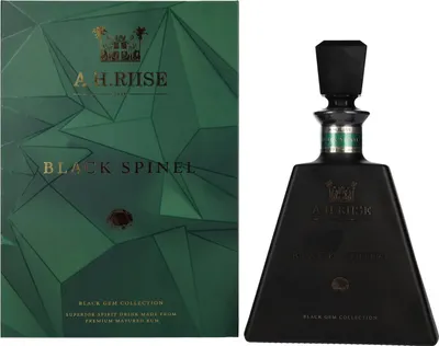 Produktbild von A.H. Riise Black Spinel BLACK GEM COLLECTION Spirit Drink 46,1% Vol. 0,7l in Geschenkbox