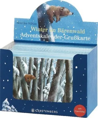 Produktbild von Winter im Bärenwald Adventskalender-Grußkarten 20 Ex.