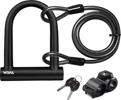 Produktbild von Famanu Fahrradsperre - robust und sicher - Fahrradschloss