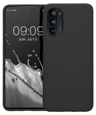 Produktbild von kwmobile Handyhülle für Motorola Moto G52 / Moto G82 5G Hülle - TPU Case - Kabelloses Laden - Schutzhülle Cover in Schwarz matt