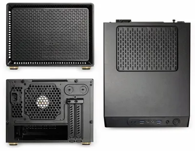 Produktbild von Kolink GEKL-006, Cube, PC, Schwarz, micro ATX, Mini-ITX, Kunststoff, Stahl, Heimbüro