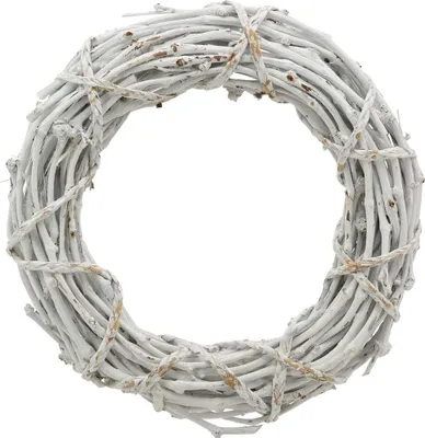 Produktbild von Türkränze Rattan weiß gewickelt 4 Größen