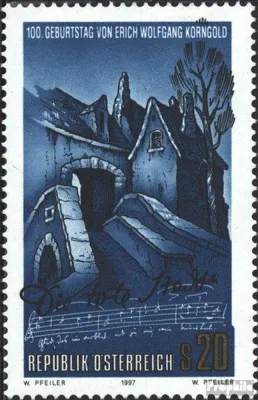 Produktbild von Briefmarken Österreich 1997 Mi 2213 (kompl.Ausg.) gestempelt E. W. Korngold