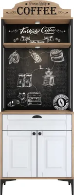 Image de Skye Decor, JE157 - 3123, Armoires, Armoire multifonctionnelle, Noyer, 70 x 186,4 x 40 cm