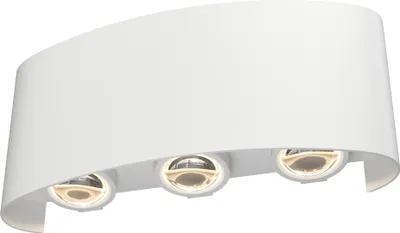Imagen del producto de Maytoni O417WL-L6W3K, 3000 K, IP54, blanco