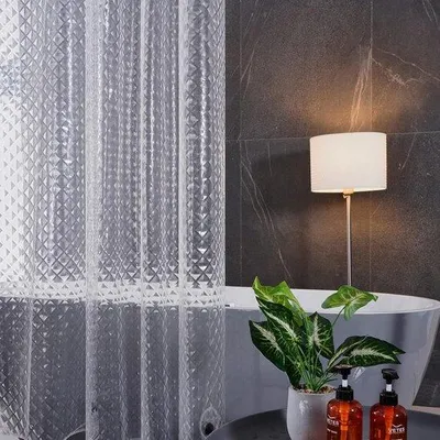 Produktbild von Wasserdichtes Duschvorhang 120x180cm 3D-Effekt Antischimmel