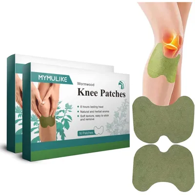 Produktbild von Wärmepflaster Knie Schmerzlinderung 32 Stück Moxibustion Aufkleber Natürlicher Wermut-Extrakt