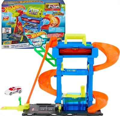 Zdjęcie produktu dla Hot Wheels Myjnia odjazdowe zakręty HTN80