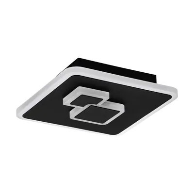 Produktbild von Eglo LED Deckenleuchte Cadegal schwarz-weiß 20 x 20 cm neutralweiß
