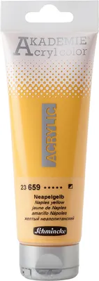 Produktbild von Schmincke 120ml AKADEMIE Acryl color Neapelgelb Acryl 23 659 012
