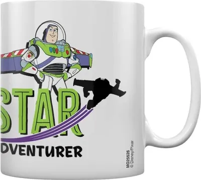 Produktbild von Toy Story 4 - Kaffeebecher "Star Explorer" PM2089 (Einheitsgröße) (Grün/Leuchtend Lila/Weiß)