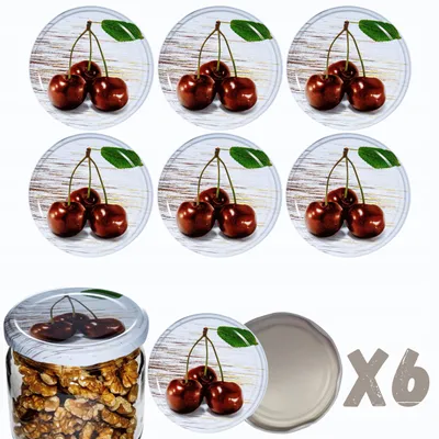 Obrázek produktu pro Wamar-Sosenka, víčko s otočným uzávěrem, průměr 82 mm, vzor C, 6 kusů