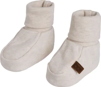 Produktbild von Baby's Only Booties Melange - Warm Linen - 0-3 Monate - 100% Baumwolle