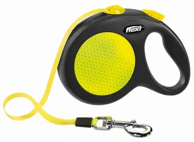 Produktbild von flexi New NEON L Gurt 5 m schwarz