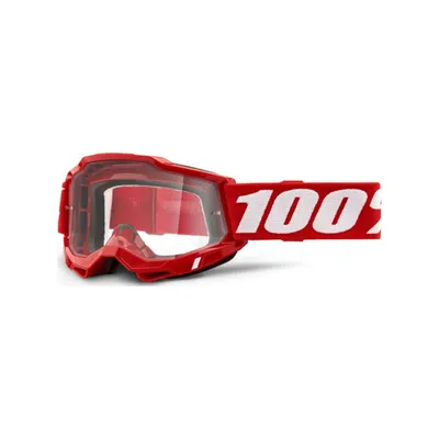 Produktbild von 100% SPEEDLAB Fahrradsonnenbrille - ACCURI 2 - Rot/Weiß