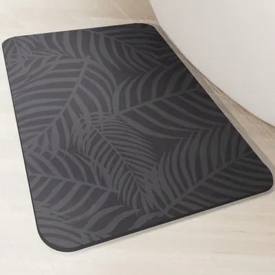 Produktbild von Rutschfeste Badematte, Badezimmerteppich, Badevorleger, 40 x 60 cm, saugfähig, schnelltrocknend, Softmath Home, saugfähig, waschbar, wasserabsorbierend