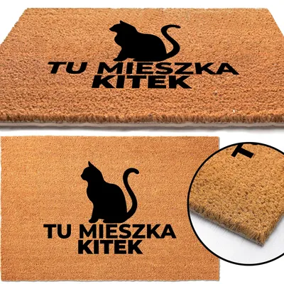 Produktbild von TabPrint Fußmatte TU MIESZKA KITEK Naturkokos 40x60cm