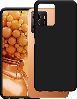 Image de Cazy Coque compatible avec HMD Pulse+ Coque en Silicone - Coque Flexible - Noir