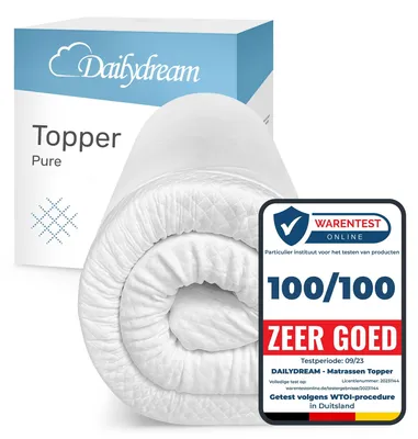 Produktbild von Topper 90x190 cm aus Memory-Schaum, 2 cm hoch