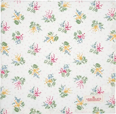 Produktbild von Greengate Mira Tischdecke white 150 x 150 cm