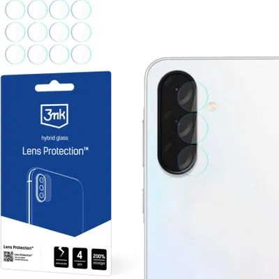 Produktbild von 3mk Hybridglas Lens Protection für Samsung Galaxy A36Kamera Objektiv Kameralinse 0,16mm 6H (4 Stück)