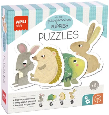 Zdjęcie produktu dla APLI Kids 19439, 12 szt., Animals, 2 lat(a)