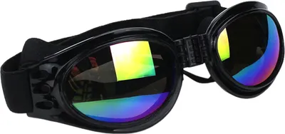 Produktbild von Polarisierte Hunde-Sonnenbrille für kleine Rassen, UV-Schutz, winddichte Sonnenbrille, Haustierbrille, verstellbare, faltbare Brille mit Gummiband für Outdoor-Camping, Reisefotos