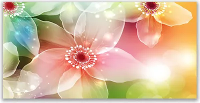 Produktbild von Glasbilder 140x70 Wandbild Druck auf Glas Blumen Kunst