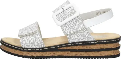 Produktbild von Rieker Sandalen Plat  Sandalen Plat - Wit - Maat 42