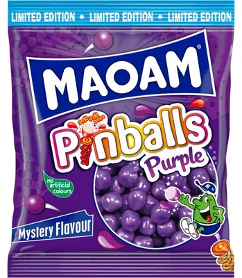 Immagine prodotto di Maoam Pinballs Purple Fruity Chews 210g – Snack dolce da condividere