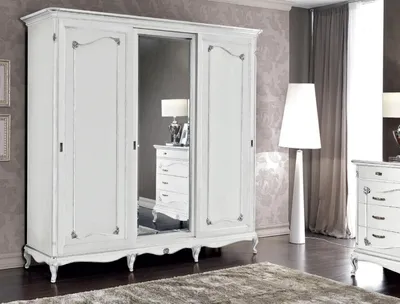 Produktbild von Kleiderschrank xxl Schlafzimmer Schränke Design Holzschrank Italienische Möbel