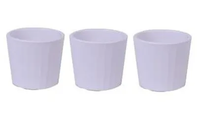 Produktbild von Übertopf Keramik Ø 7 x 10 cm weiß