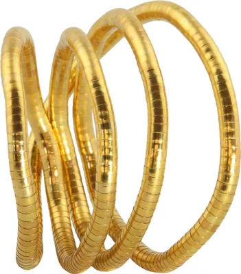 Produktbild von Biegsame Halskette Schlangenkette goldfarben dunkel 6mm Kette Armband