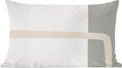 Produktbild von MuchoWow® Zierkissen Sofakissen Wohnzimmer Dekokissen 60x40 cm Abstrakt - Minimalismus - Design - Kopfkissen - Polster mit Foto