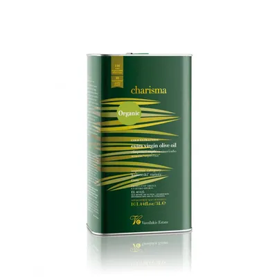 Produktbild von VASSILAKIS ESTATE 08537 - Charisma Organic Natives Olivenöl Extra 3L Dose von Kreta