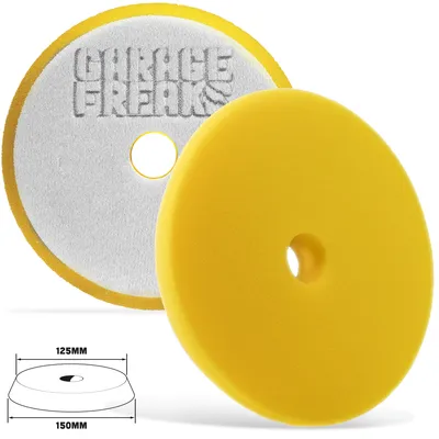 Produktbild von Garage Freaks Polierpad Medium Cut Foam Pad - medium, gelb, 150mm