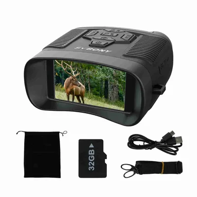 Obrázok produktu pre Svbony SA206 Nočný videnie 4K HD, 5000 mAh, 8-násobný digitálny zoom, 300 m, IR žiarič 850 nm, 36 MP snímky s 32 GB TF kartou, na pozorovanie zvierat a koncerty
