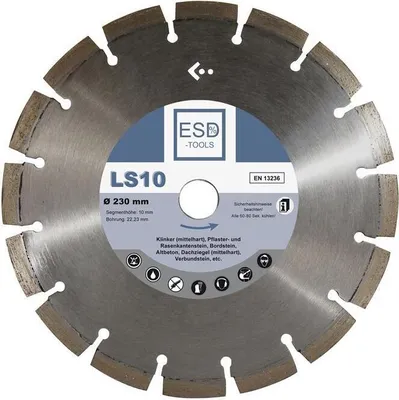 Produktbild von Diamanttrennscheibe LS10 Laser Klinker - Ø 230 mm - 22,23 mm Bohrung