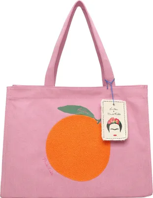 Produktbild von Fritzi aus Preußen Schultertasche Easy 01 Canvas Shopper Oranges rosa