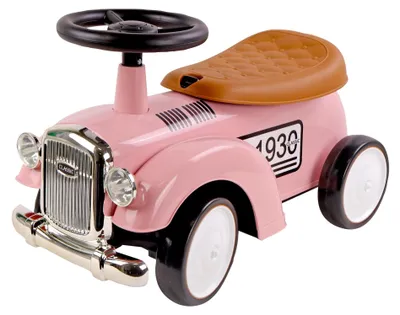 Zdjęcie produktu dla Omgoods - Rower treningowy retro w stylu vintage - Różowy - Maksymalne obciążenie 25 kg - Dla dzieci od 12 miesiąca życia