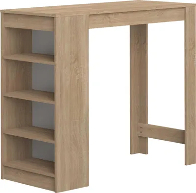 Obrázok produktu pre Stolový bar pre 4 až 6 osôb v modernom dubovom štýle - d 115 x š 50 cm