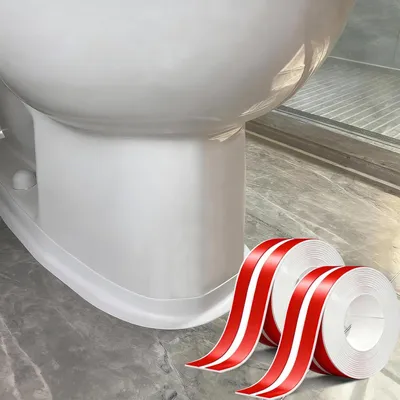 Obrázek produktu pro Těsnicí páska, rozměry 4 m x 3,8 cm, PVC, vodotěsná, odolná proti plísním, vhodná do koupelen