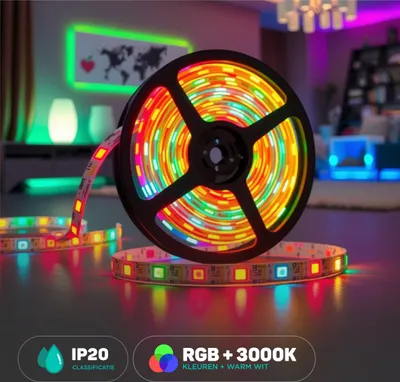 Obrázok produktu pre V-TAC SMD5050 300LED RGBW IP20 8W/m VT-5050 60-IP20-8 3000K+RGB 357lm LED pásik