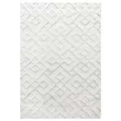 Produktbild von Homebyhome Teppich Wohnzimmer Hoch-Tief Effekt 3D Optik Skandinavische Boho Design Elegante Hochflor Teppich Flauschig, Grösse: 160x230 cm